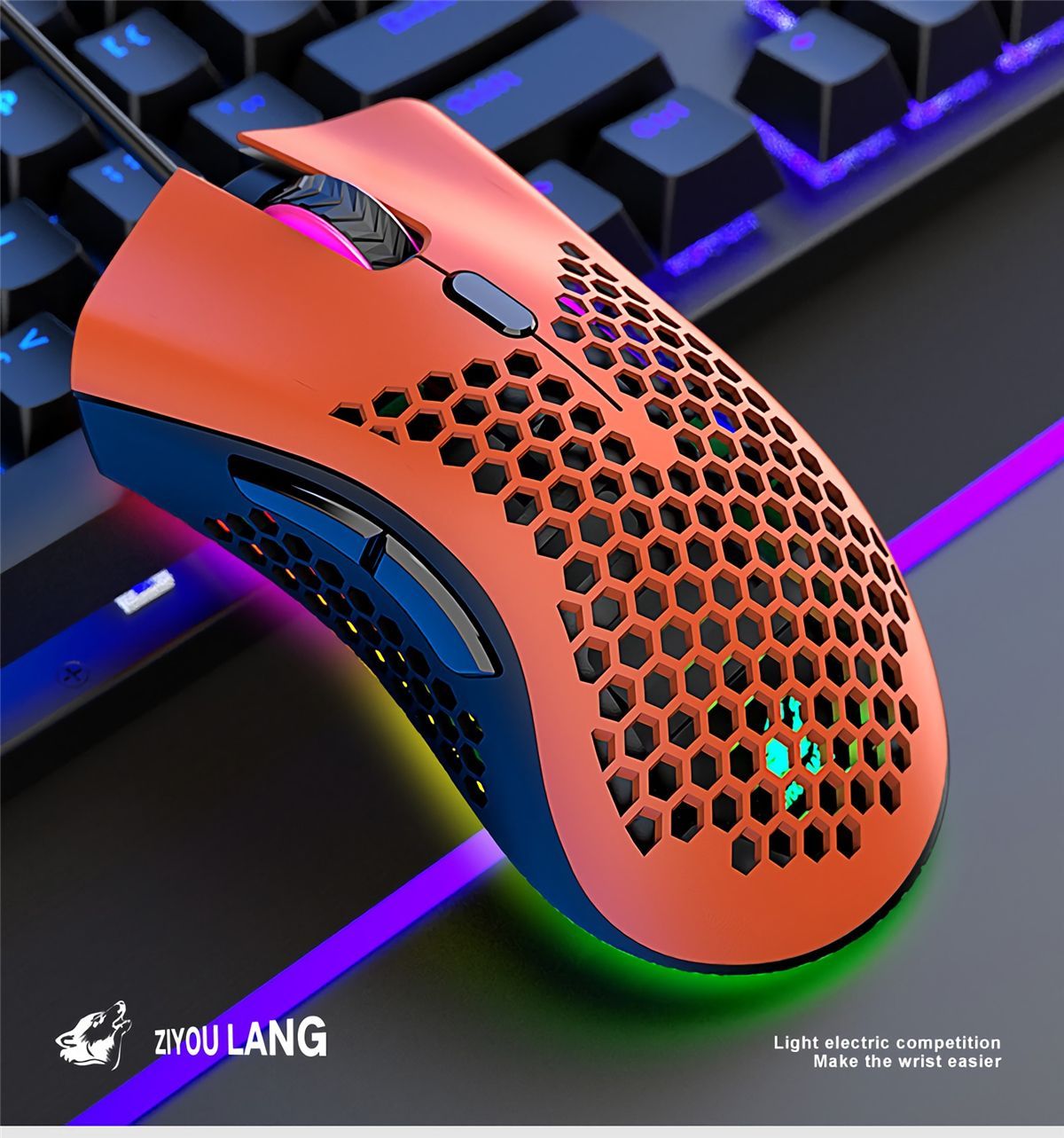 Freewolf-M7-Gaming-Mouse-Wired-12000DPI-RGB-Backlight-Computer-Mouse-Lightweight-Hollow-Honeycomb-Mi-1738471