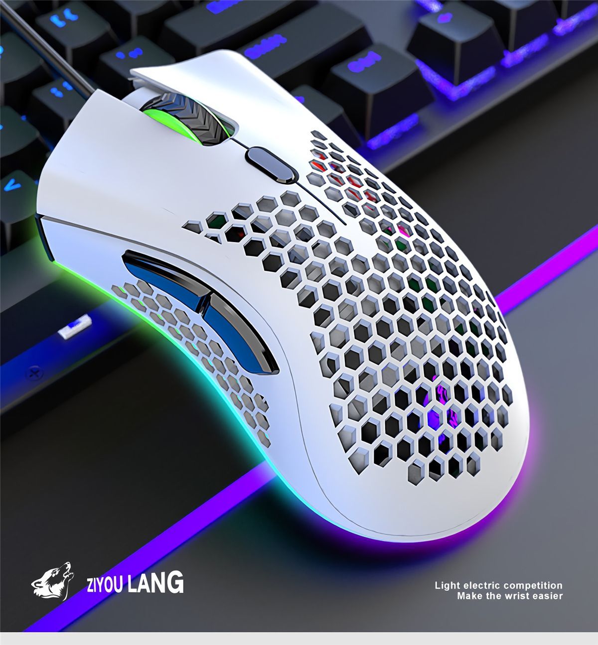 Freewolf-M7-Gaming-Mouse-Wired-12000DPI-RGB-Backlight-Computer-Mouse-Lightweight-Hollow-Honeycomb-Mi-1738471