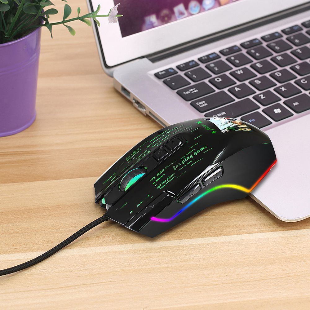 HXSJ-J500-Wired-Gaming-Mouse-USB-RGB-Game-Mouse-with-Display-Screen-6-Adjustable-DPI-for-Desktop-Com-1711034