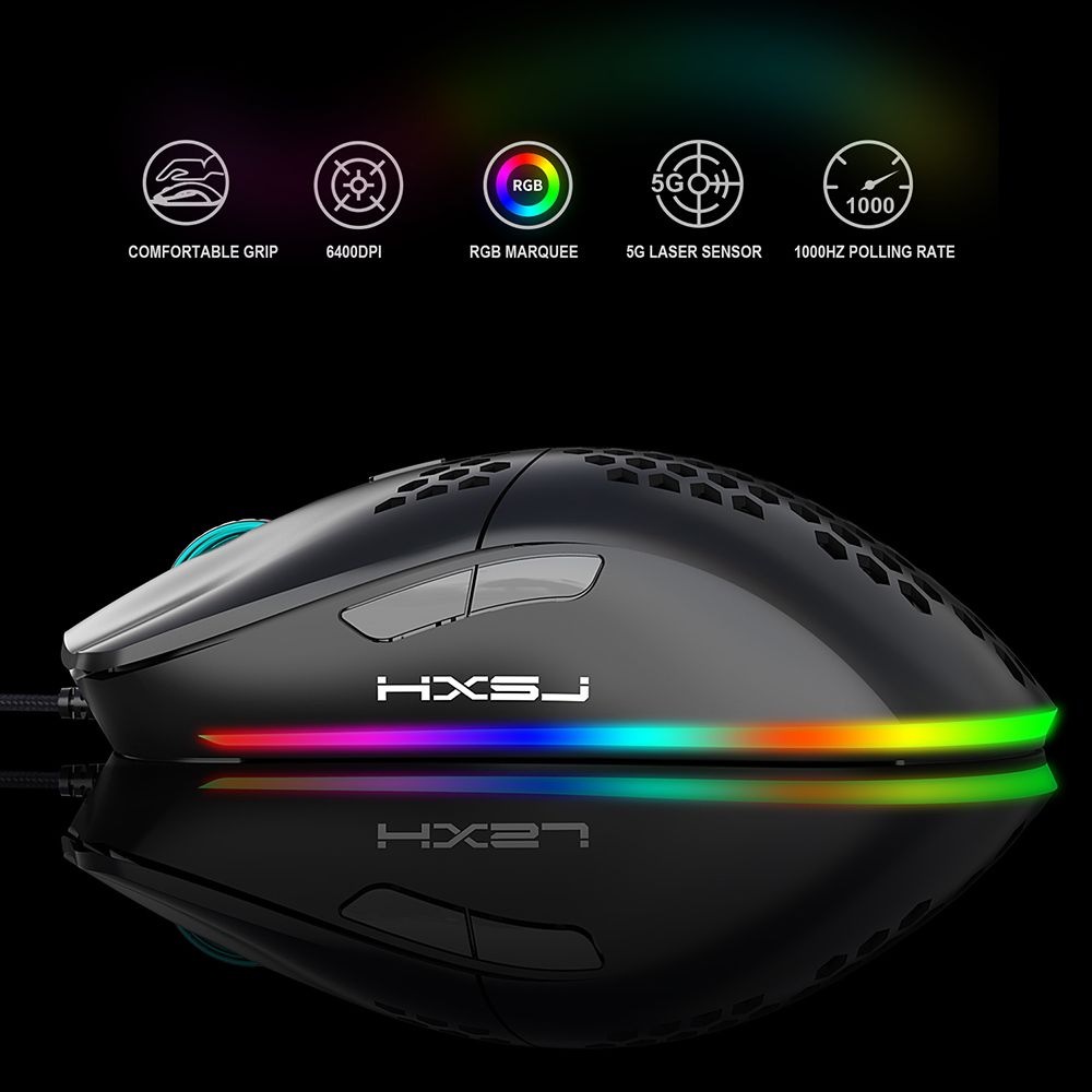 HXSJ-J900-Wired-Gaming-Mouse-Honeycomb-Hollow-RGB-Game-Mouse-with-Six-Adjustable-DPI-Ergonomic-Desig-1711038