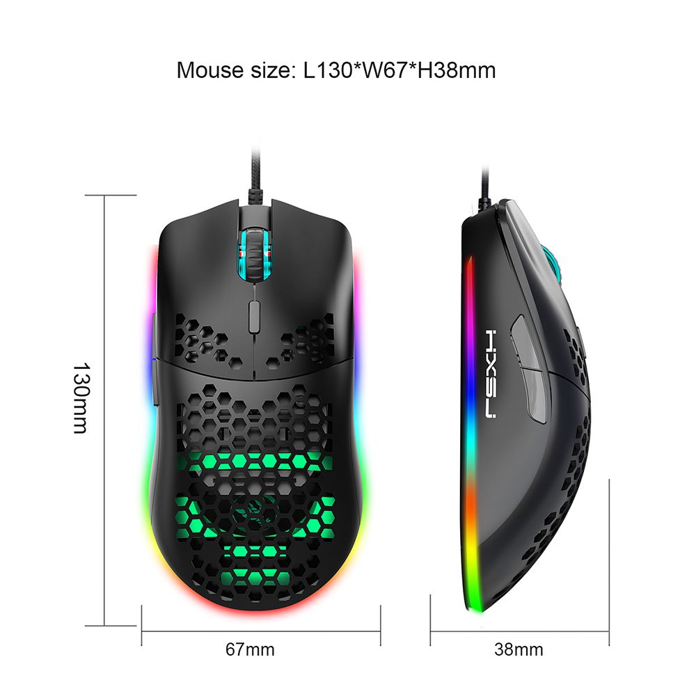 HXSJ-J900-Wired-Gaming-Mouse-Honeycomb-Hollow-RGB-Game-Mouse-with-Six-Adjustable-DPI-Ergonomic-Desig-1711038