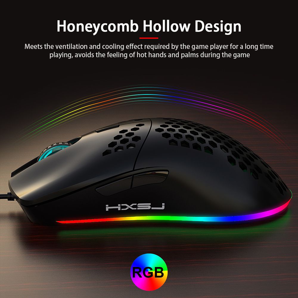 HXSJ-J900-Wired-Gaming-Mouse-Honeycomb-Hollow-RGB-Game-Mouse-with-Six-Adjustable-DPI-Ergonomic-Desig-1711038