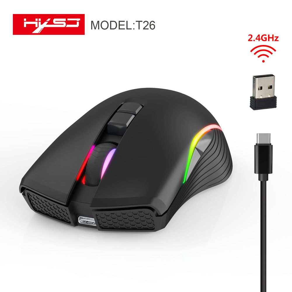 HXSJ-T26-24GHz-Wireless-Rechargeable-Mouse-2400DPI-Optical-Office-Business-RGB-Gaming-Mouse-with-USB-1729452