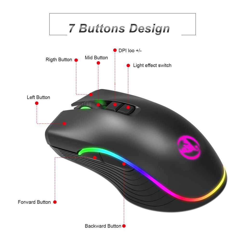 HXSJ-T26-24GHz-Wireless-Rechargeable-Mouse-2400DPI-Optical-Office-Business-RGB-Gaming-Mouse-with-USB-1729452