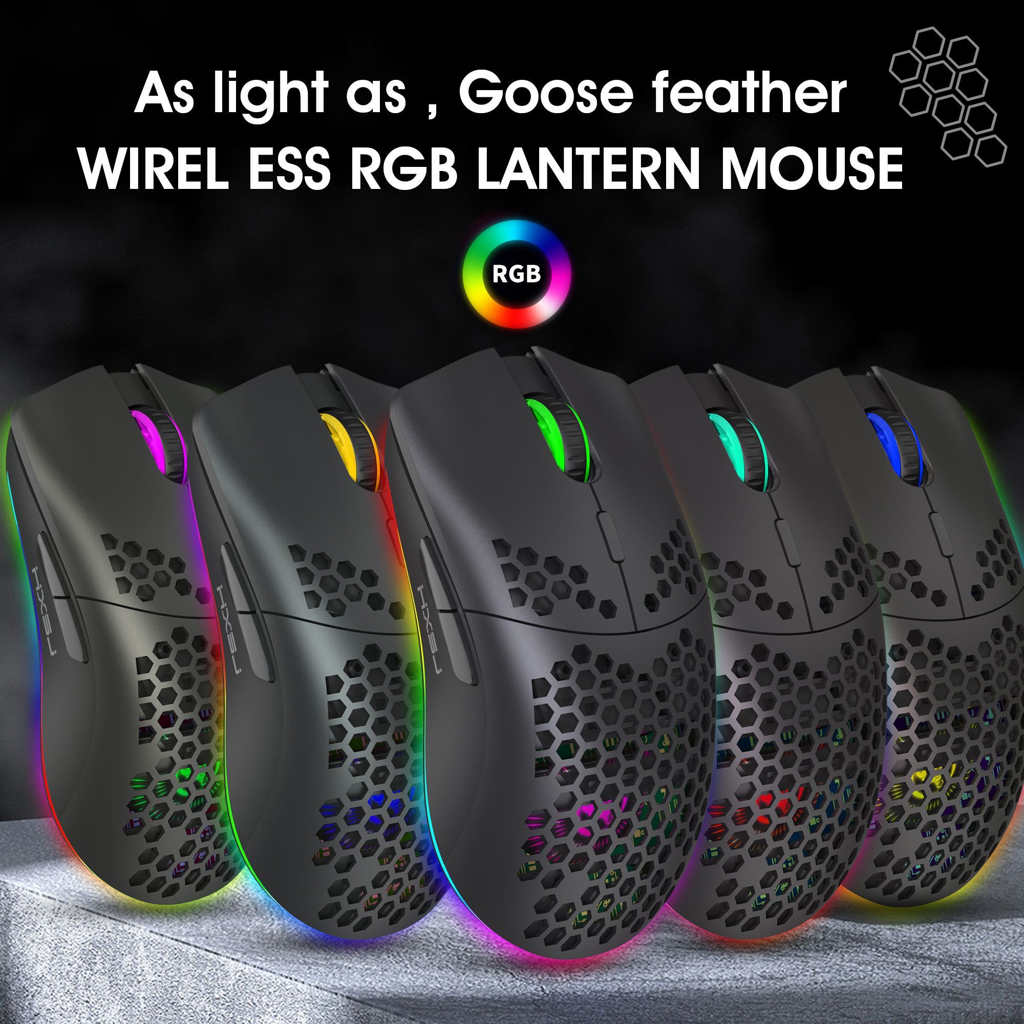 HXSJ-T66-Wireless-Mouse-24Ghz-Wireless-Honeycomb-Lightweight-Design-RGB-Lighting-Mouse-Rechargeable--1761494