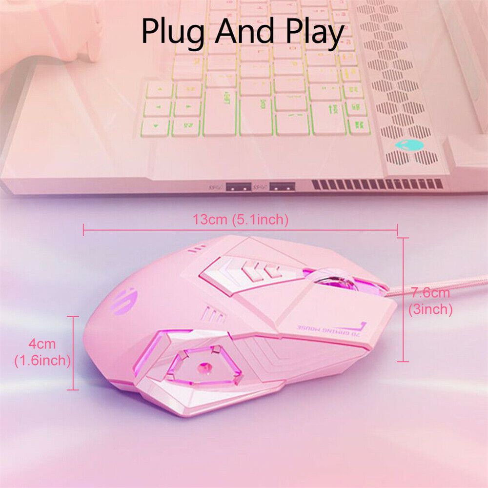 INPHIC-PW5P-Wired-Gaming-Mouse-Pink-Black-Gaming-Mouse-7-Programmable-Buttons-Silent-Click-4-Levels--1739126