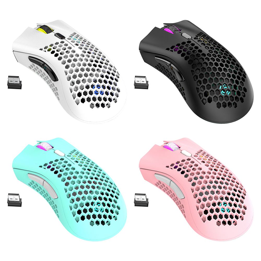 K-snake-BM600-24G-Wireless-Rechargeable-Mouse-Hollow-Honeycomb-1600DPI-7-Buttons-Ergonomic-RGB-Optic-1735919