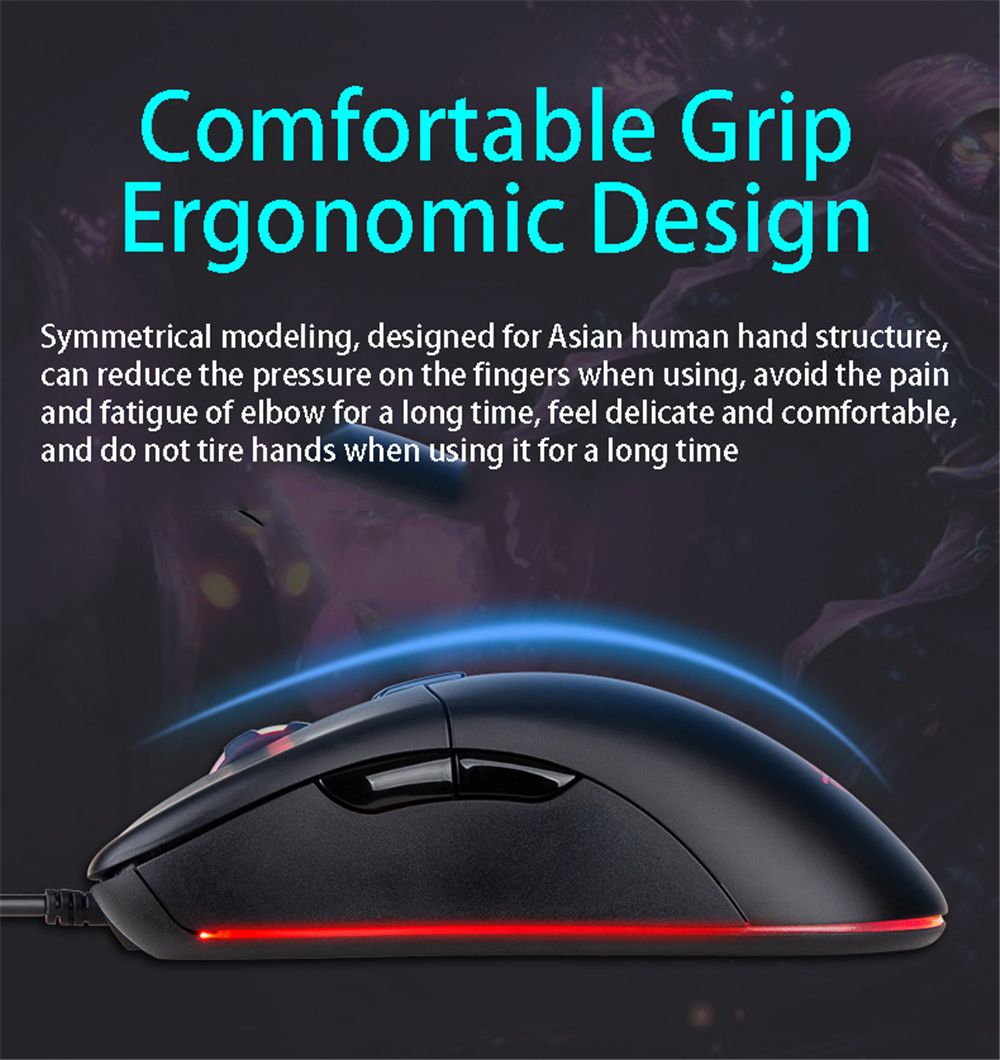 MAGIC-REFINER-MG12-Wired-Gaming-Mouse-6-Buttons-5000-DPI-Adjust-Programmable-RGB-Backlit-Optical-Mou-1749736