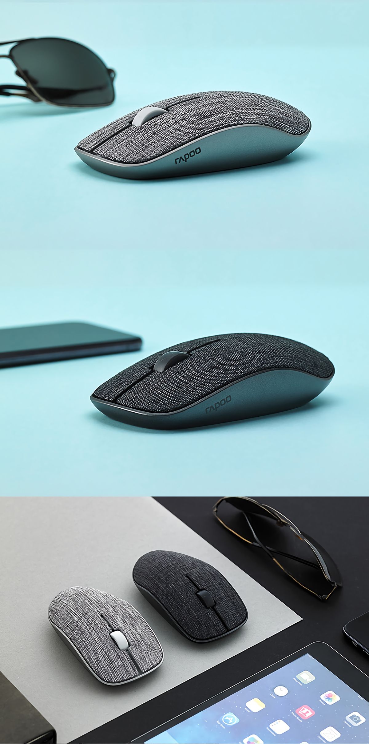 Rapoo-M200G-Plus-Wireless-Fabric-Mouse-bluetooth-304024Ghz-1300DPI-Home-Office-Mute-Mouse-Portable-N-1765257