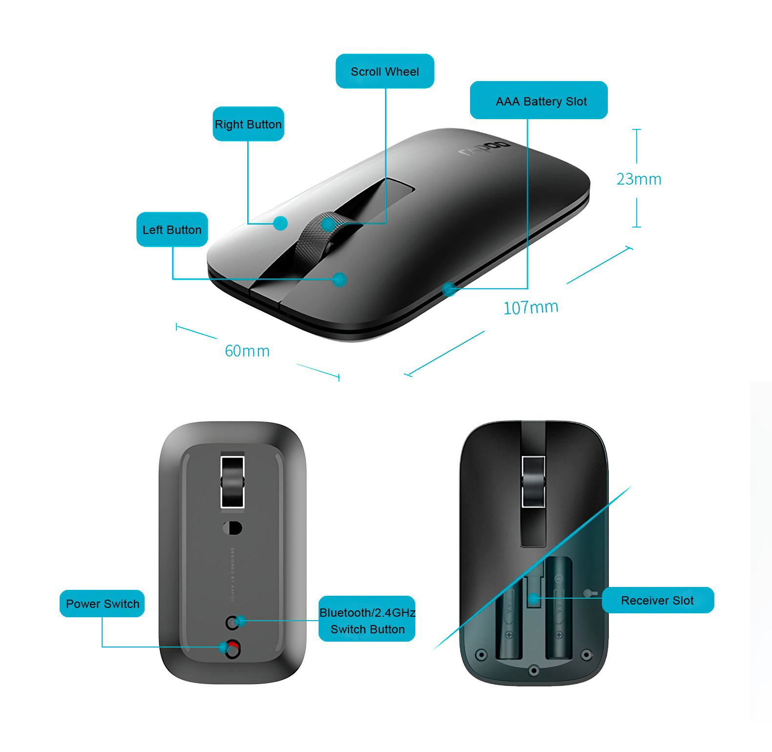 Rapoo-M550-Ultra-thin-Multi-Mode-bluetooth-3040-24GHz-Wireless-Mouse-Silent-Mouse-for-Office-PC-Lapt-1558325