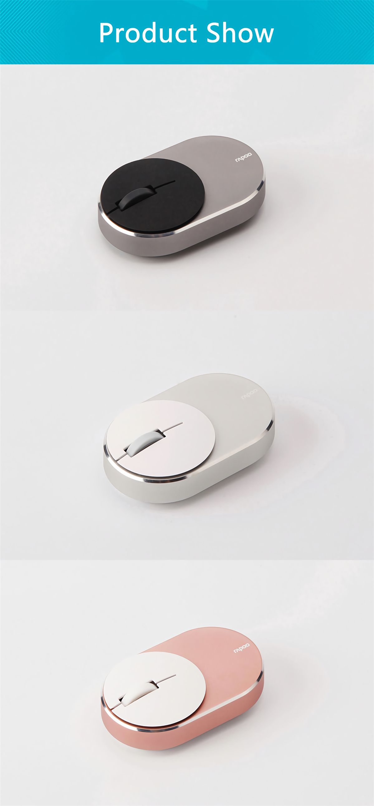 Rapoo-M600-Mini-Multi-Mode-Wireless-Mouse-bluetooth-30--40--24G-1300DPI-Portable-Small-Children-Mous-1761488