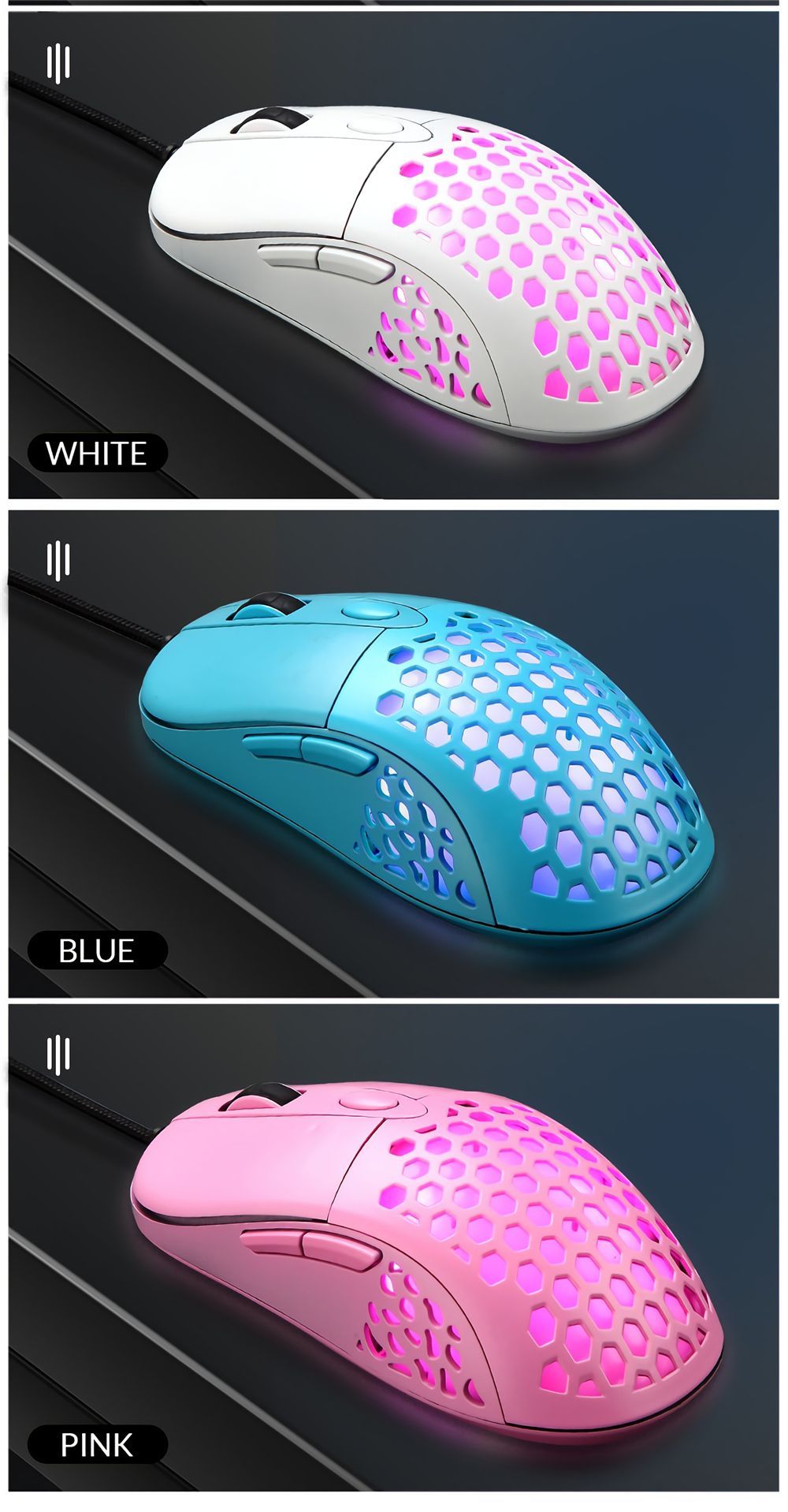 SHIPADOO-Wired-Gaming-Mouse-Honeycomb-Hollow-1600DPI-6-Buttons-USB--RGB-Backlight-Mouse-1720000