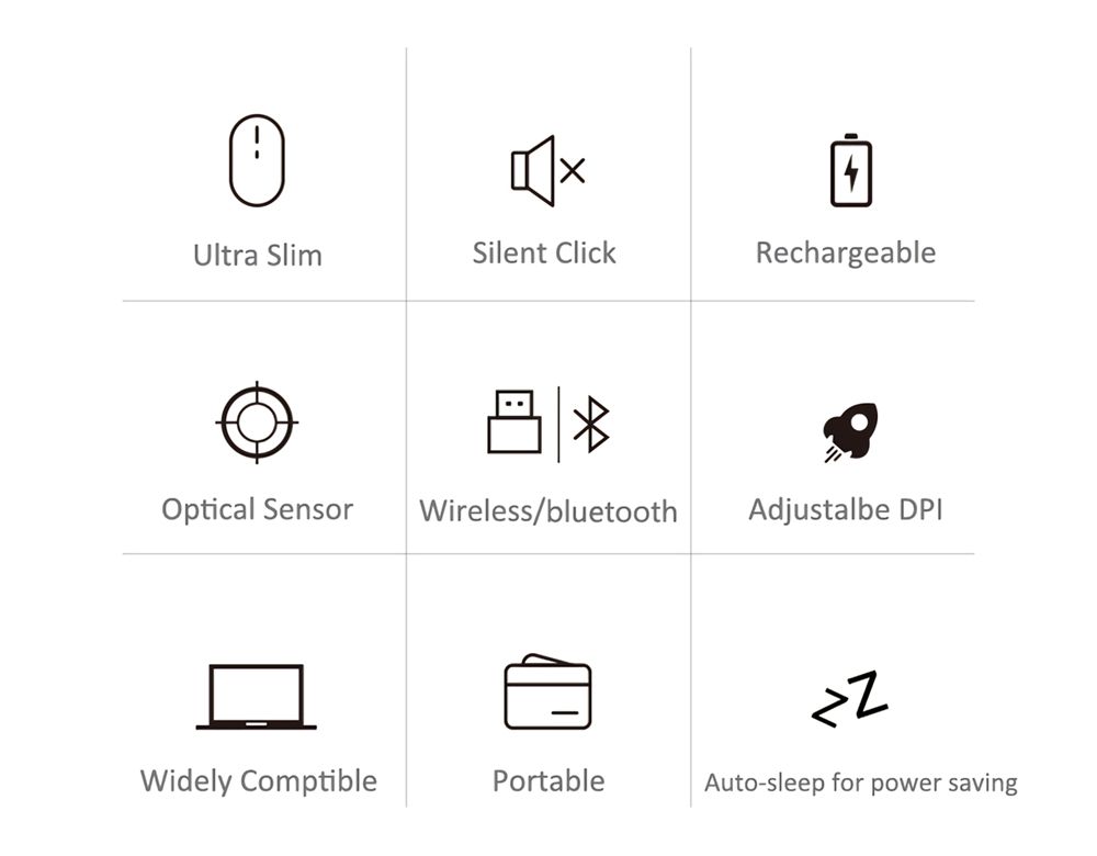 TWOLF-Q20-Wireless-Rechargeable-Mouse-24GHz-bluetooth5030-Dual-Modes-1600DPI-Ultra-thin-Silent-Porta-1716004