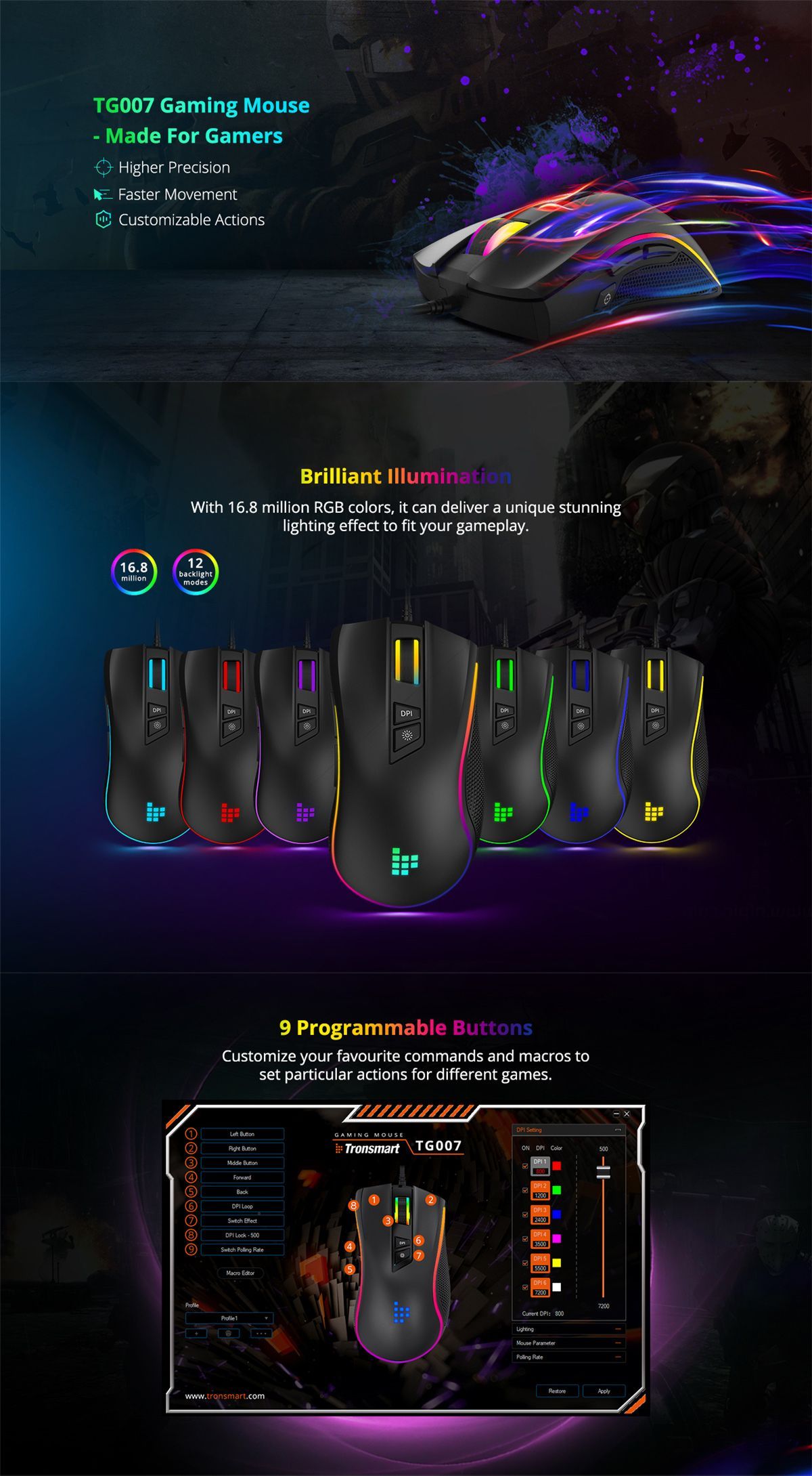 Tronsmart-TG007-Wired-RGB-Gaming-Mouse-USB-Wired-7200DPI-9-Programmable-Buttons-Mouse-for-Computer-P-1666526
