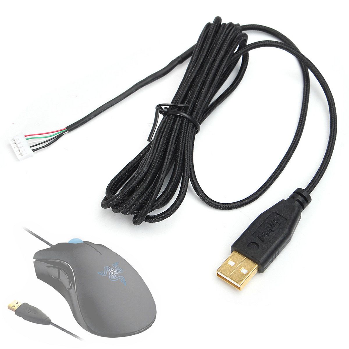 USB-Gold-Plated-Replacement-Gaming-Mouse-Cable-For-Razer-DeathAdder-1143441