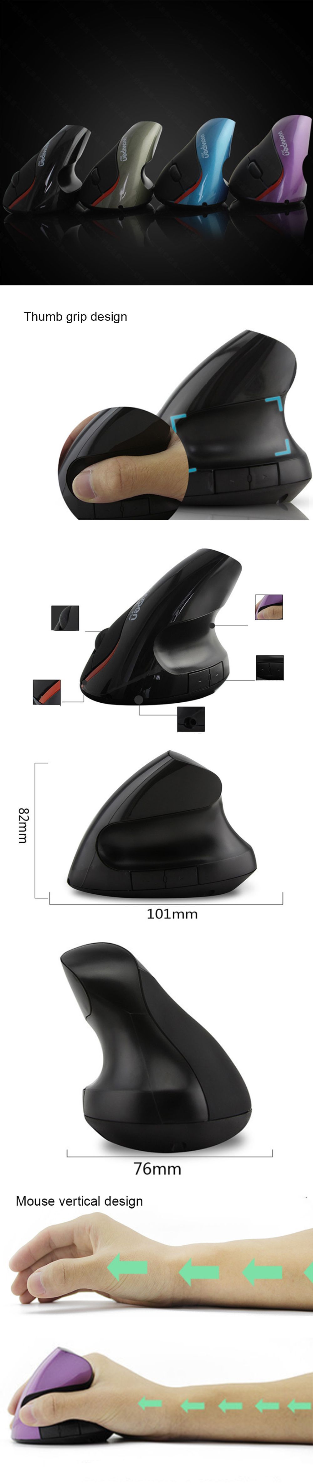 Wowpen-CM0002-Rechargeable-24GHz-1200DPI-Wireless-Vertical-Mouse-Gaming-Mouse-Ergonomic-Design-1588725