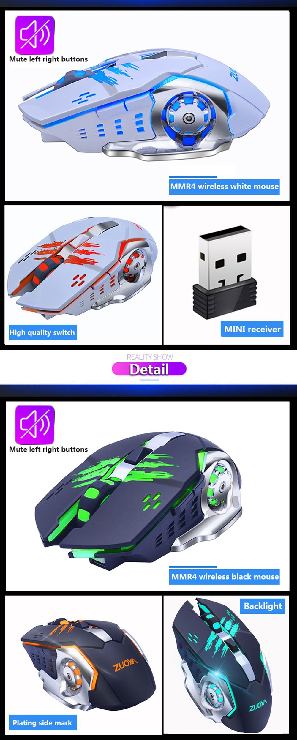 ZUOYA-MMR4-Wireless-Mouse-24GHz-Receiver-LED-Mute-Silent-Rechargeable-USB-Gaming-Computer-Optical-Ga-1614283