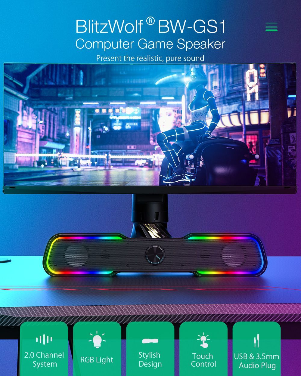 BlitzWolfreg-BW-GS1-Computer-Game-Speaker-with-20-Channel-System-bluetooth-RGB-Light-Stylish-Design--1762147