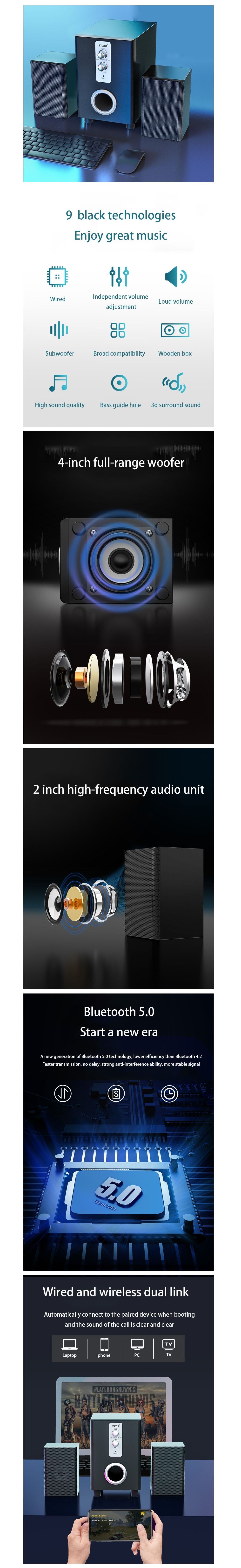SADA-D-200T-Home-Laptop-Audio-Multimedia-Mini-Speaker-USB-AUX-Audio-21-Subwoofer-bluetooth50-Wired-3-1734800