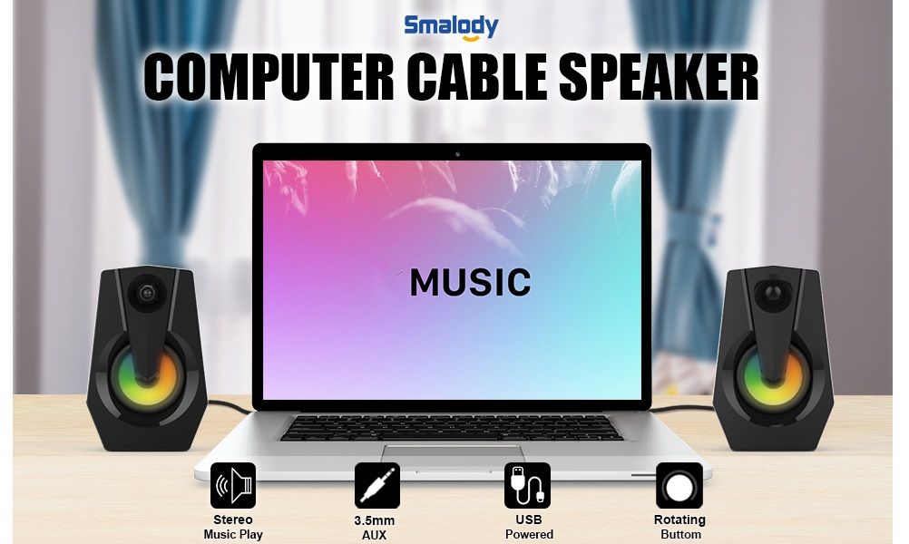 Smalody-YXSM9015BL-Stereo-20-USB-Multimedia-Speaker-with-Volume-Control-Powered-by-USB-Stereo-PC-Lap-1733784
