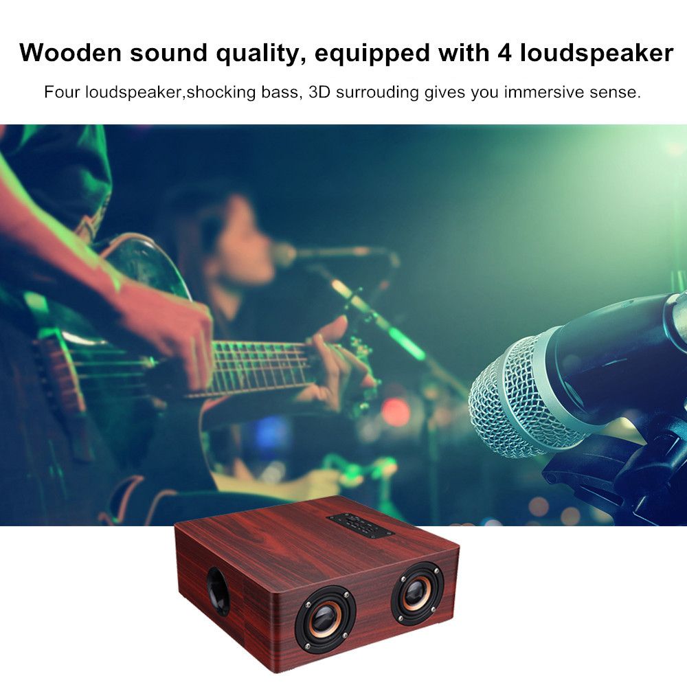 Wooden-bluetooth-42-Wireless-Speaker-4-Loudspeaker-HiFi-Wireless-Music-Player-With-TF-AUX--Port-1377294