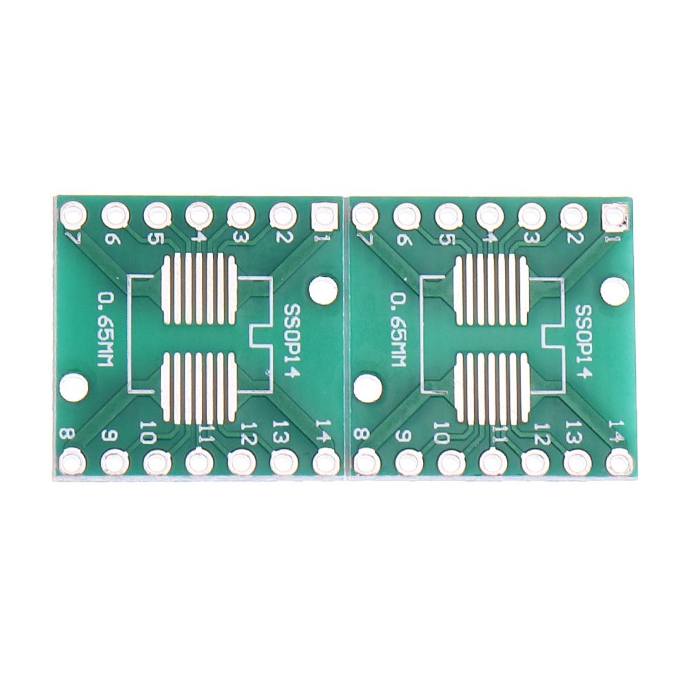 10PCS-065127mm-TSSOP14-SSOP14-SOP14-to-DIP14-Transfer-Board-DIP-Pin-Board-Pitch-Adapter-1588873