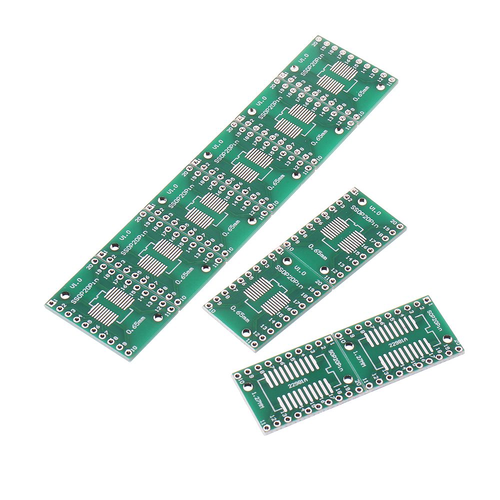 10PCS-SOP20-SSOP20-TSSOP20-to-DIP20-Pinboard-SMD-To-DIP-Adapter-065mm127mm-to-254mm-DIP-Pin-Pitch-PC-1588883