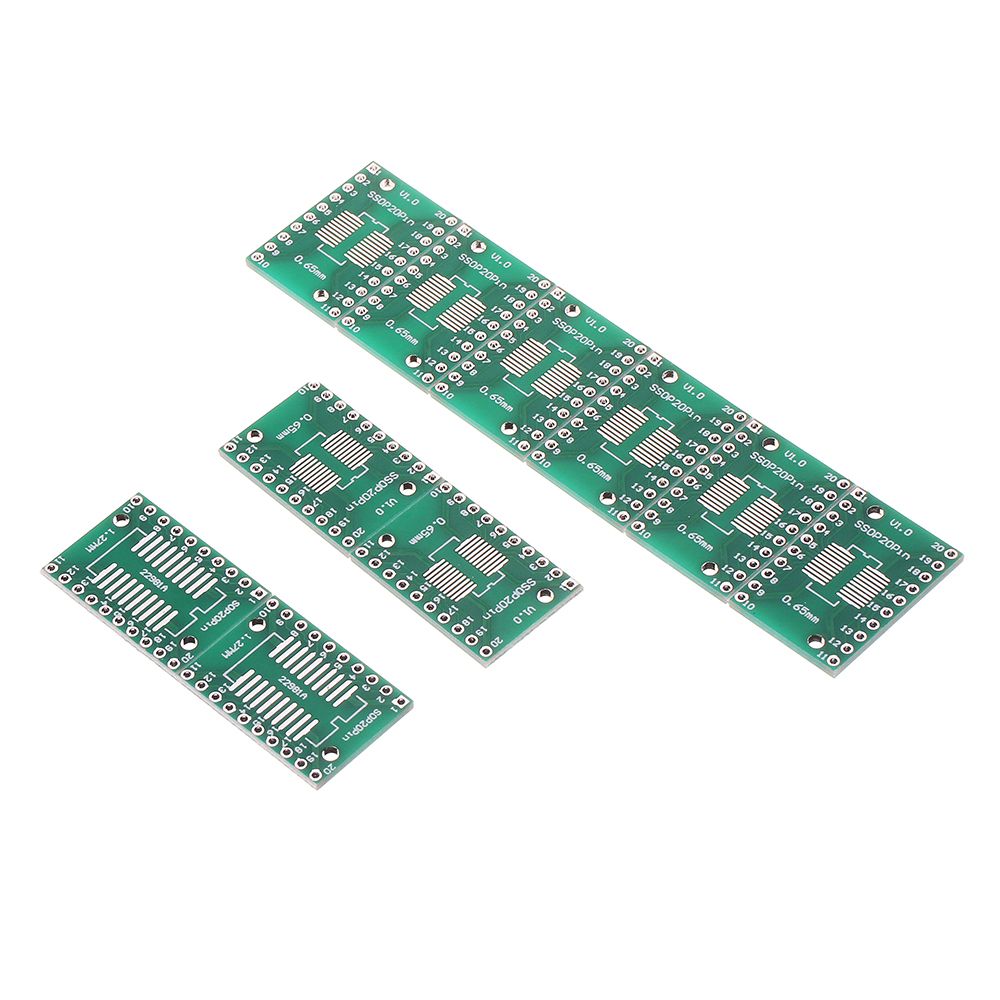 10PCS-SOP20-SSOP20-TSSOP20-to-DIP20-Pinboard-SMD-To-DIP-Adapter-065mm127mm-to-254mm-DIP-Pin-Pitch-PC-1588883