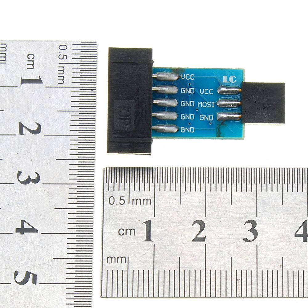 10pcs-10-Pin-To-6-Pin-Adapter-Board-Connector-ISP-Interface-Converter-AVR-AVRISP-USBASP-STK500-Stand-1415779