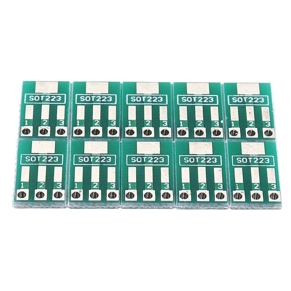 200pcs-SOT89SOT223-to-SIP-Patch-Transfer-Adapter-Board-SIP-Pitch-254mm-PCB-Tin-Plate-1631708