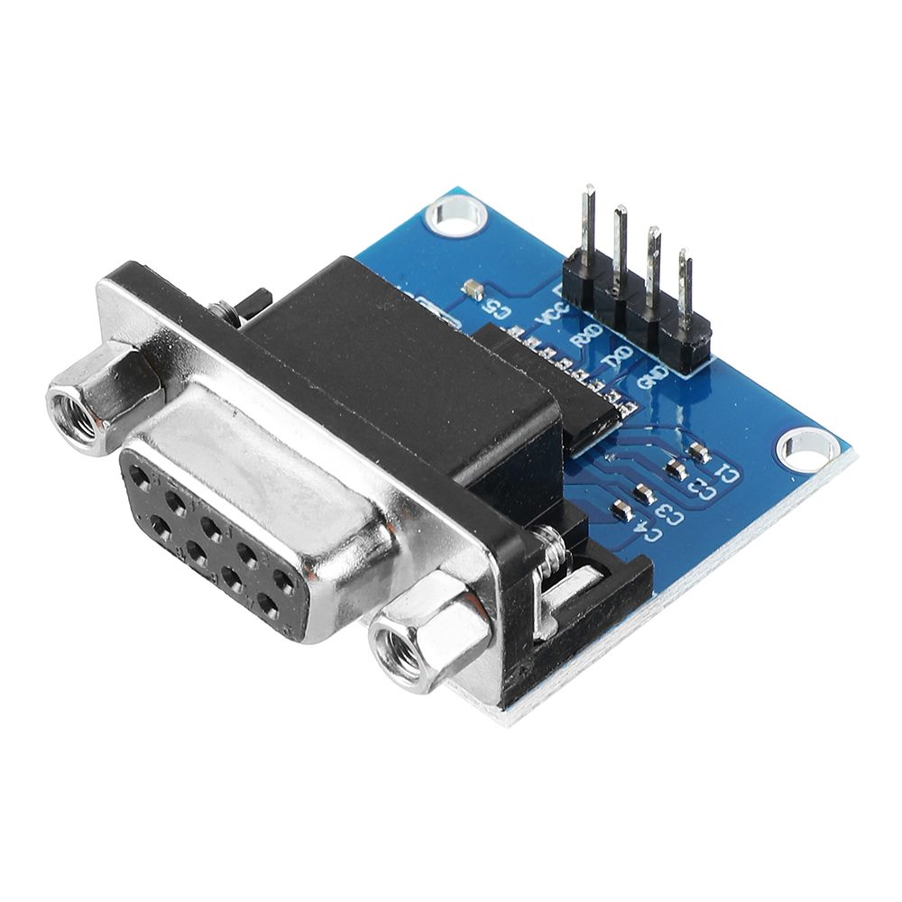 2Pcs-A14-RS232-to-TTL-Serial-Port-to-TTL-Converter-Board-Brush-Module-MAX3232-Chip-1717409