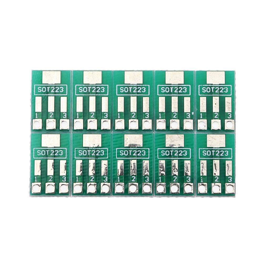 300pcs-SOT89SOT223-to-SIP-Patch-Transfer-Adapter-Board-SIP-Pitch-254mm-PCB-Tin-Plate-1631716