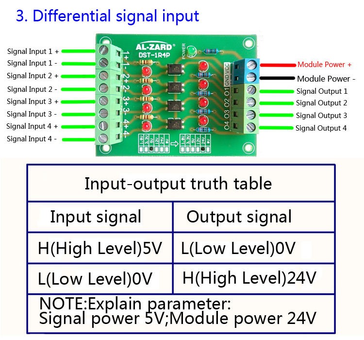 3Pcs-24V-To-5V-4-Channel-Optocoupler-Isolation-Board-Isolated-Module-1286216