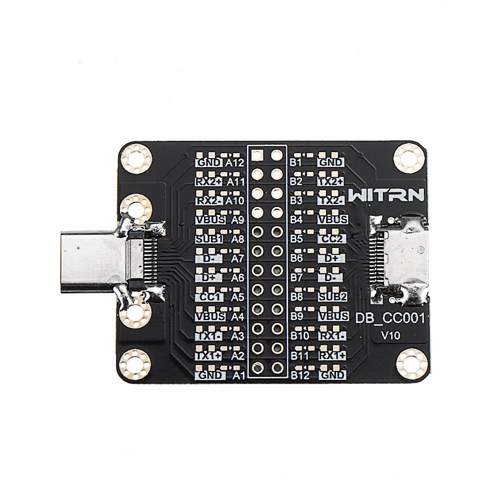 3pcs-WITRN-CC001-TYPE-C-Male-to-Female-Connector--TYPE-C-Adapter-Board-Test-Fixture-Module-1683686