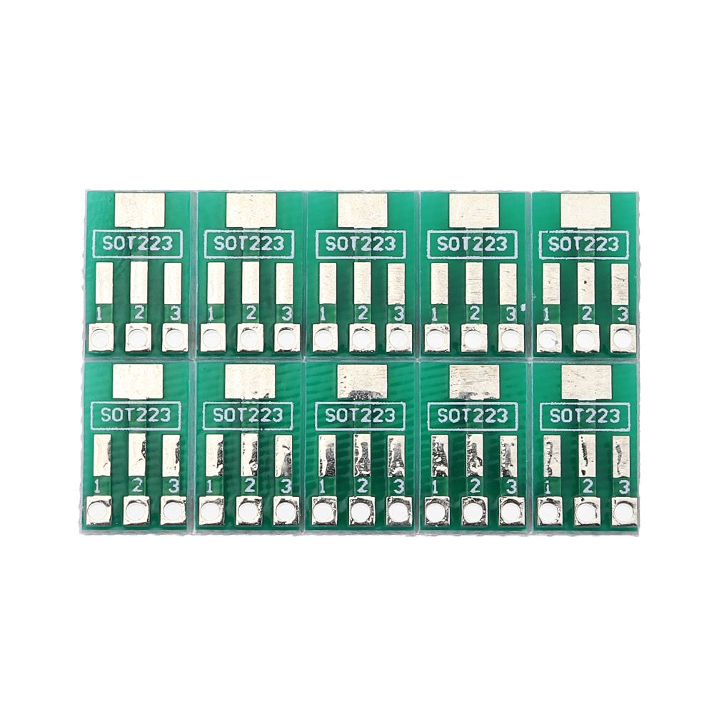 50pcs-SOT89SOT223-to-SIP-Patch-Transfer-Adapter-Board-SIP-Pitch-254mm-PCB-Tin-Plate-1631713