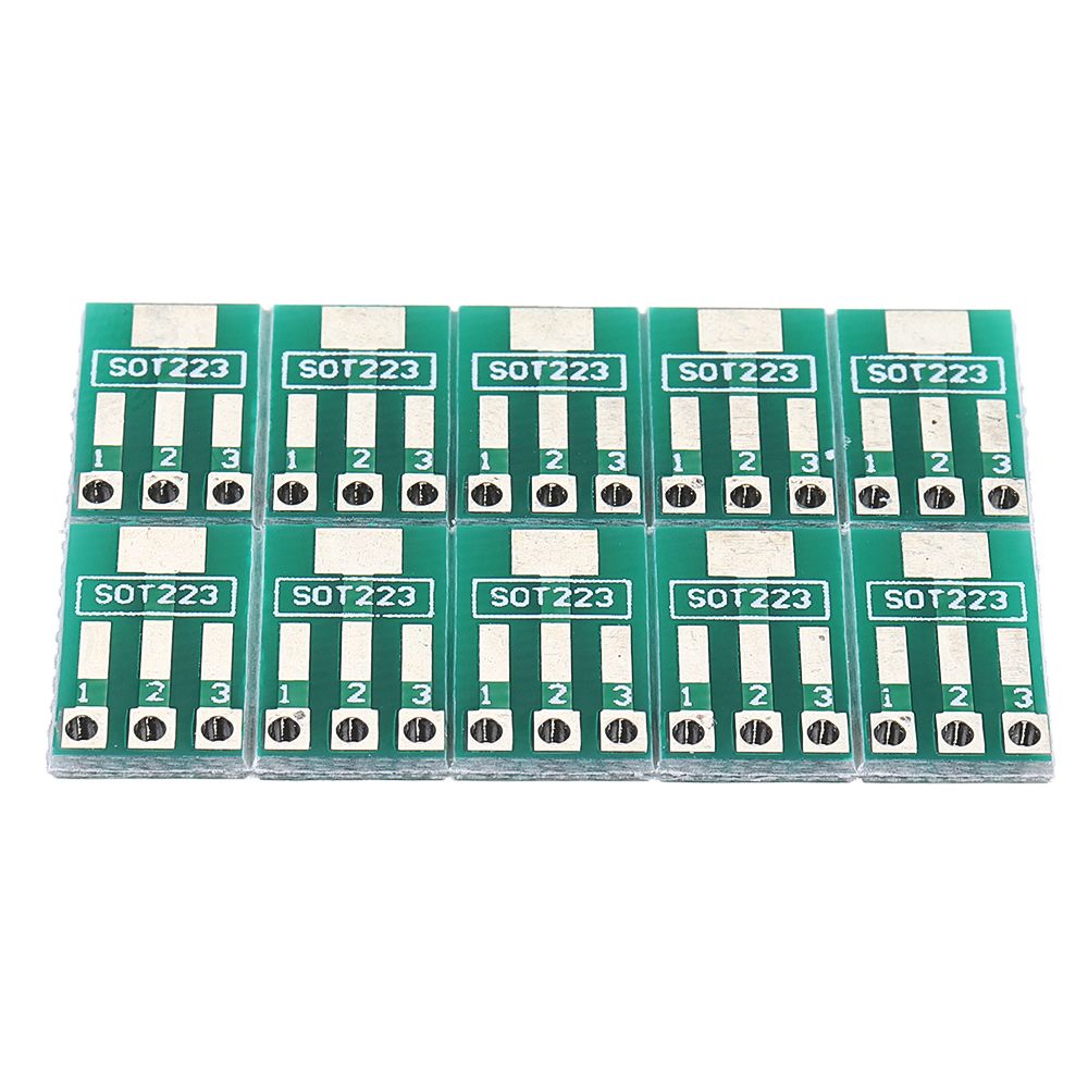 50pcs-SOT89SOT223-to-SIP-Patch-Transfer-Adapter-Board-SIP-Pitch-254mm-PCB-Tin-Plate-1631713