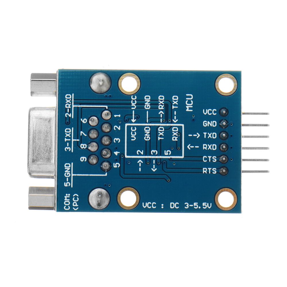 5Pcs-RS232-SP3232-Serial-Port-To-TTL-RS232-to-TTL-Serial-Module-With-Brush-Line-3V-To-55V-1364446