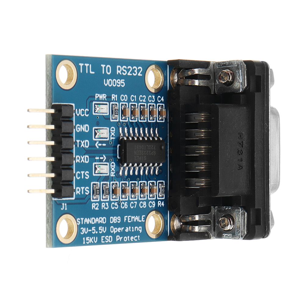 5Pcs-RS232-SP3232-Serial-Port-To-TTL-RS232-to-TTL-Serial-Module-With-Brush-Line-3V-To-55V-1364446