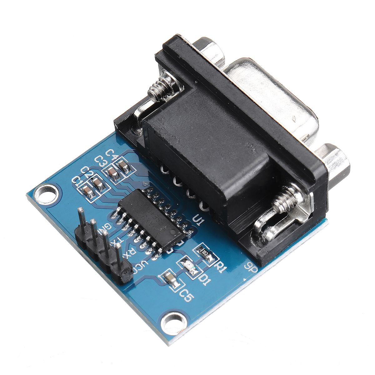5pcs-RS232-to-TTL-Serial-Port-Converter-Module-DB9-Connector-MAX3232-Serial-Module-1527330