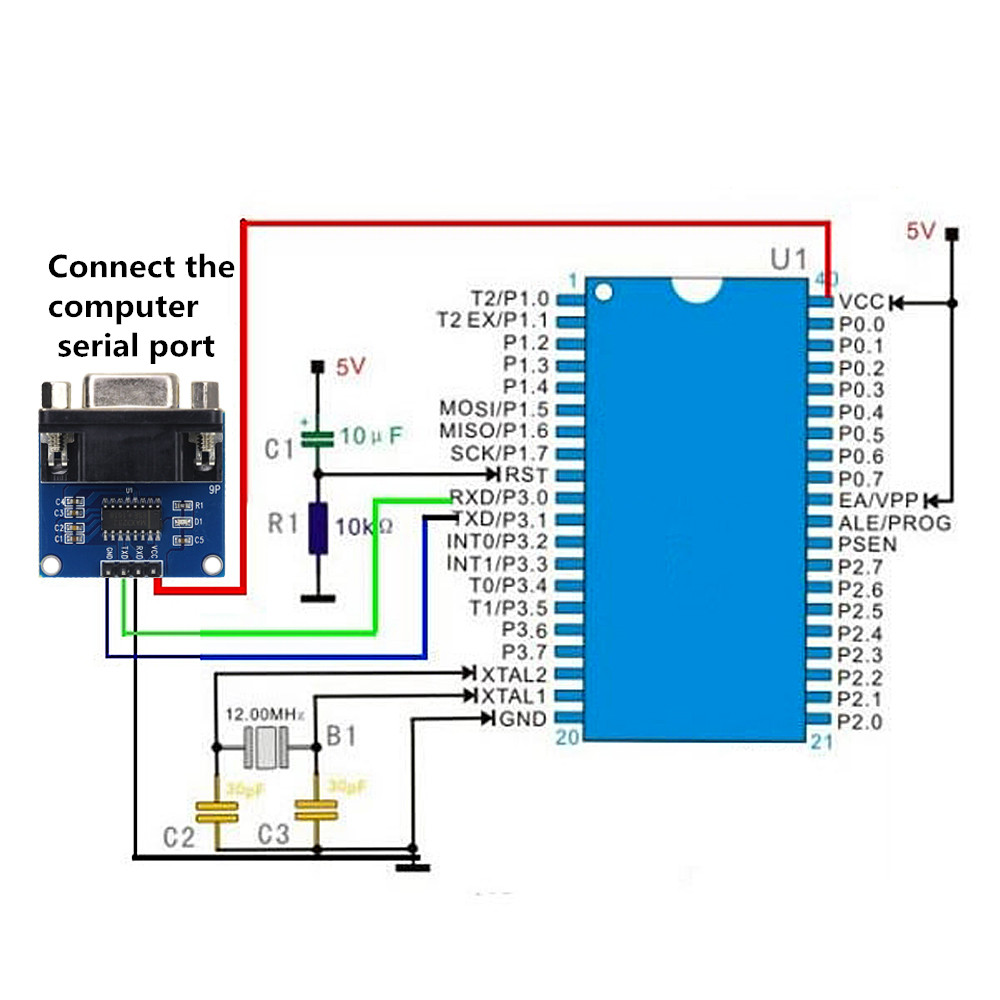 RS232-to-TTL-Serial-Port-Converter-Module-DB9-Connector-MAX3232-Serial-Module-1487274