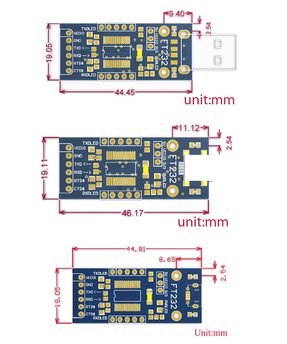 Wavesharereg-FT232-Module-USB-to-Serial-USB-to-TTL-FT232RL-Communication-Module-MiniMicroType-A-Port-1694621