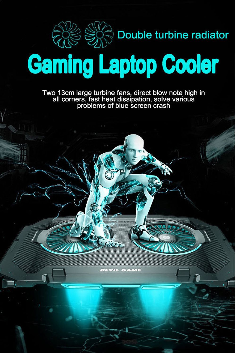 Gaming-Laptop-Cooler-Radiator-Cooling-Stand-Pad-2-Fans-USB-Adjustable-Lifting-Bracket-for-17-Inch-No-1763714