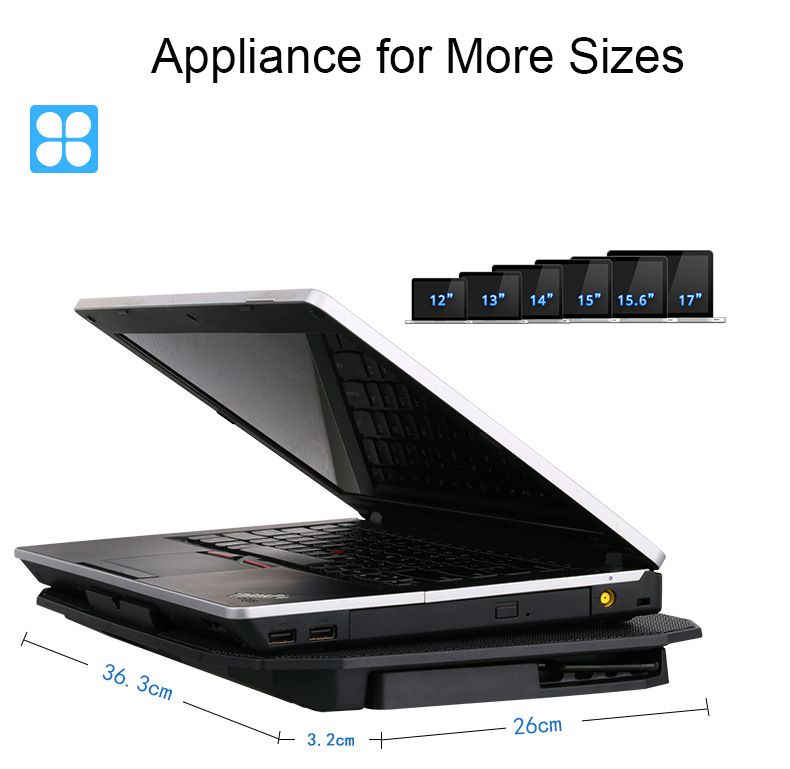 ICE-COOREL-Cooling-Laptop-Stand-5-Portable-Adjustable-Modes-6-Kinds-Fan-Speeding-Choices-Noiseless-D-1641065