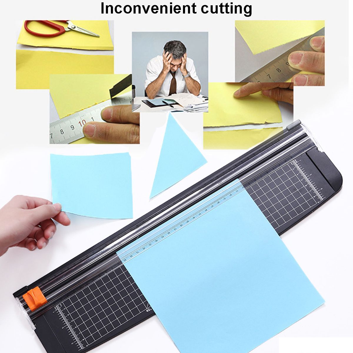 12inch-A3-Paper-Cutter-Plastic-Base-Guillotine-Page-Photo-Trimmer-Scrap-Booking-1631677