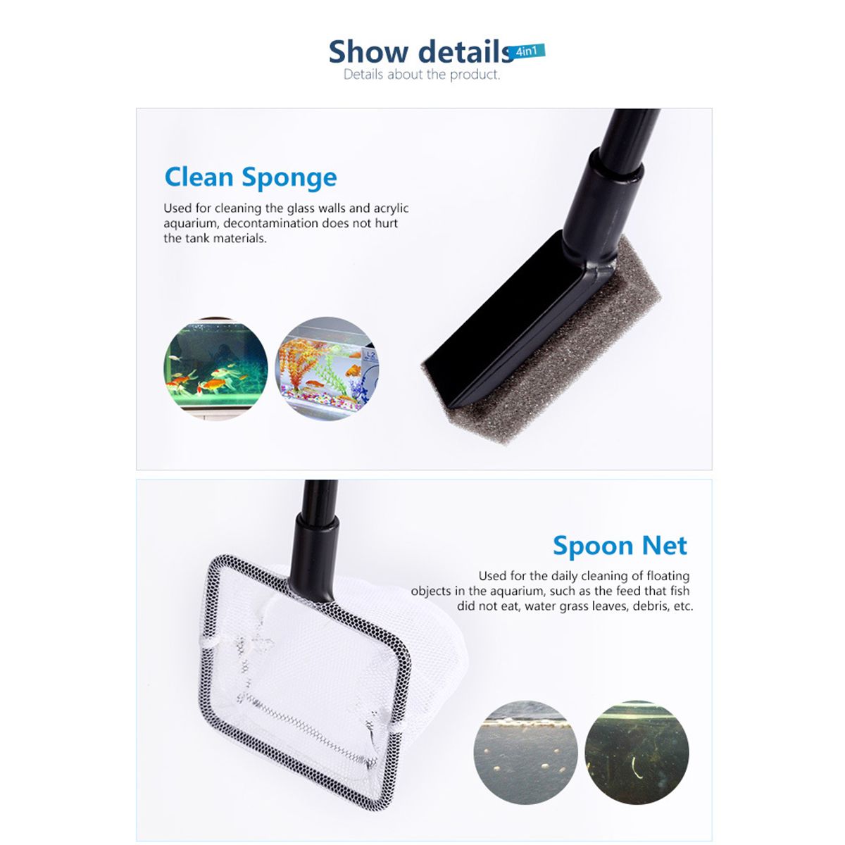 4-in1-Aquarium-Cleaning-Kit-Tool-Fish-Tank-Algae-Vacuum-Gravel-Cleaner-Brush-Set-1679709