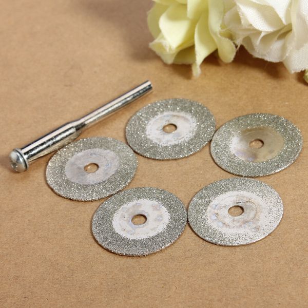 5pcs-20mm-Diamond-Cutting-Discs-Jewelry-Tools-With-One-2mm-Mandrel-89483