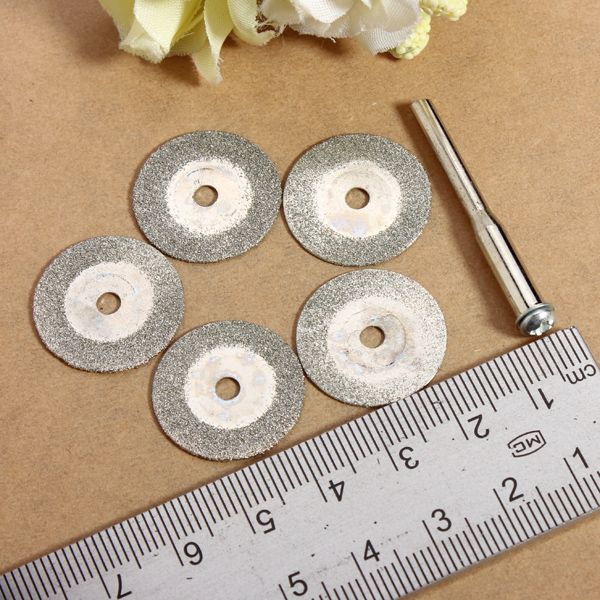 5pcs-20mm-Diamond-Cutting-Discs-Jewelry-Tools-With-One-2mm-Mandrel-89483