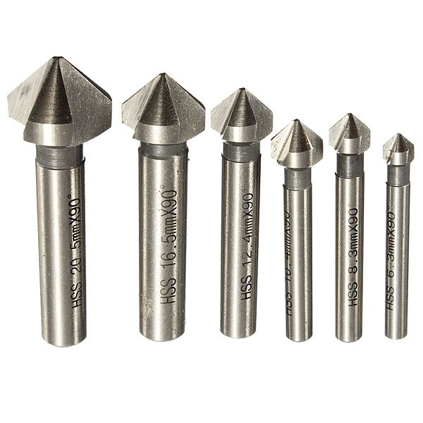 6pcs-3-flute-90-degree-HSS-Chamfer-Cutter-Mill-Drill-Set-942171