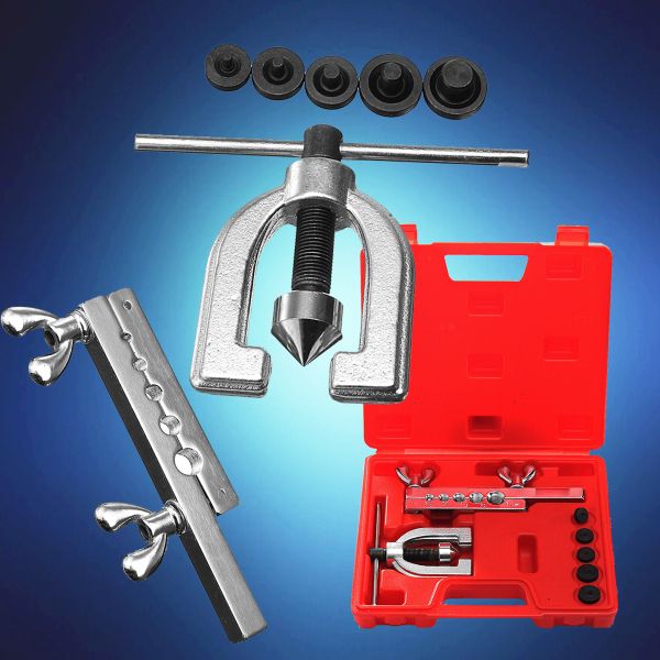 CT-2032C-Ratchet-Eccentric-Cone--Reamers-Double-Flare-Brake-Line-Flaring-Hand-Tool-Set-Kit-With-Case-1165111