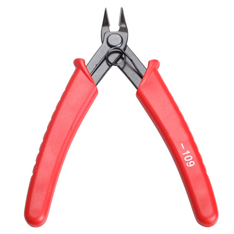 Mini-5-Inch-Electrical-Crimping-Plier-Snip-Cutter-Hand-Tool-Red-Handle-1105968